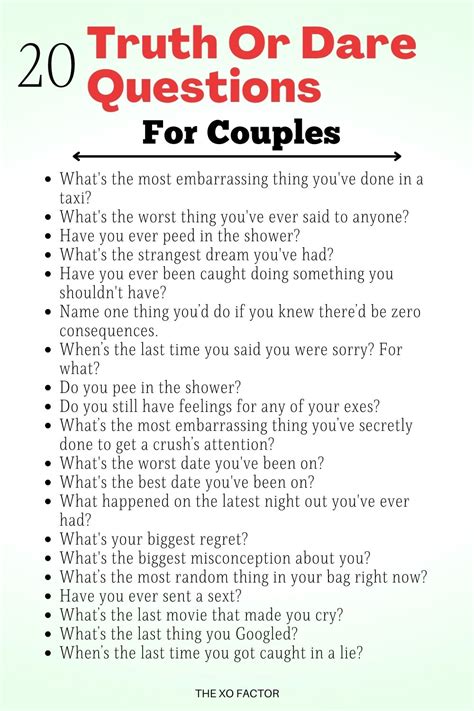 500 Juicy Truth Or Dare Questions For Couples